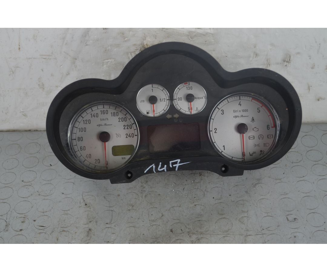 Strumentazione contachilometri completo Alfa Romeo 147 W8  Dal 2000 al 2010 Cod 156063199  1718616702902