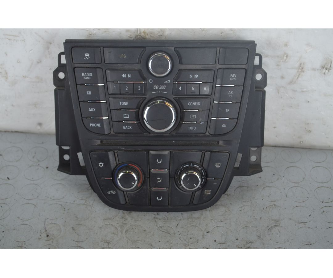 Blocco Comandi Autoradio + Comandi Clima Opel Astra J dal 2009 al 2020 Cod 13360090  1718720854740