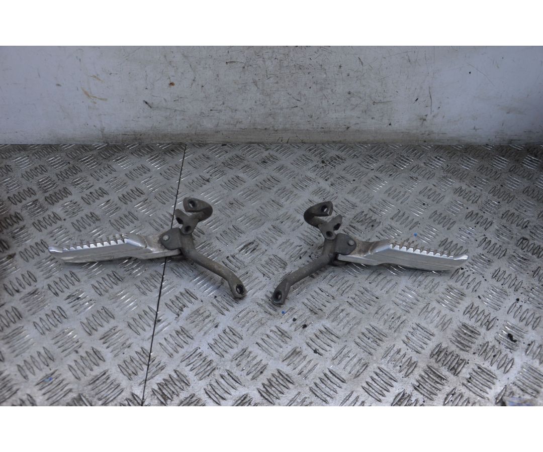 Coppia pedane Pedalini poggiapiedi Passeggero Honda Jazz 250 dal 2001 al 2006  1718881001564