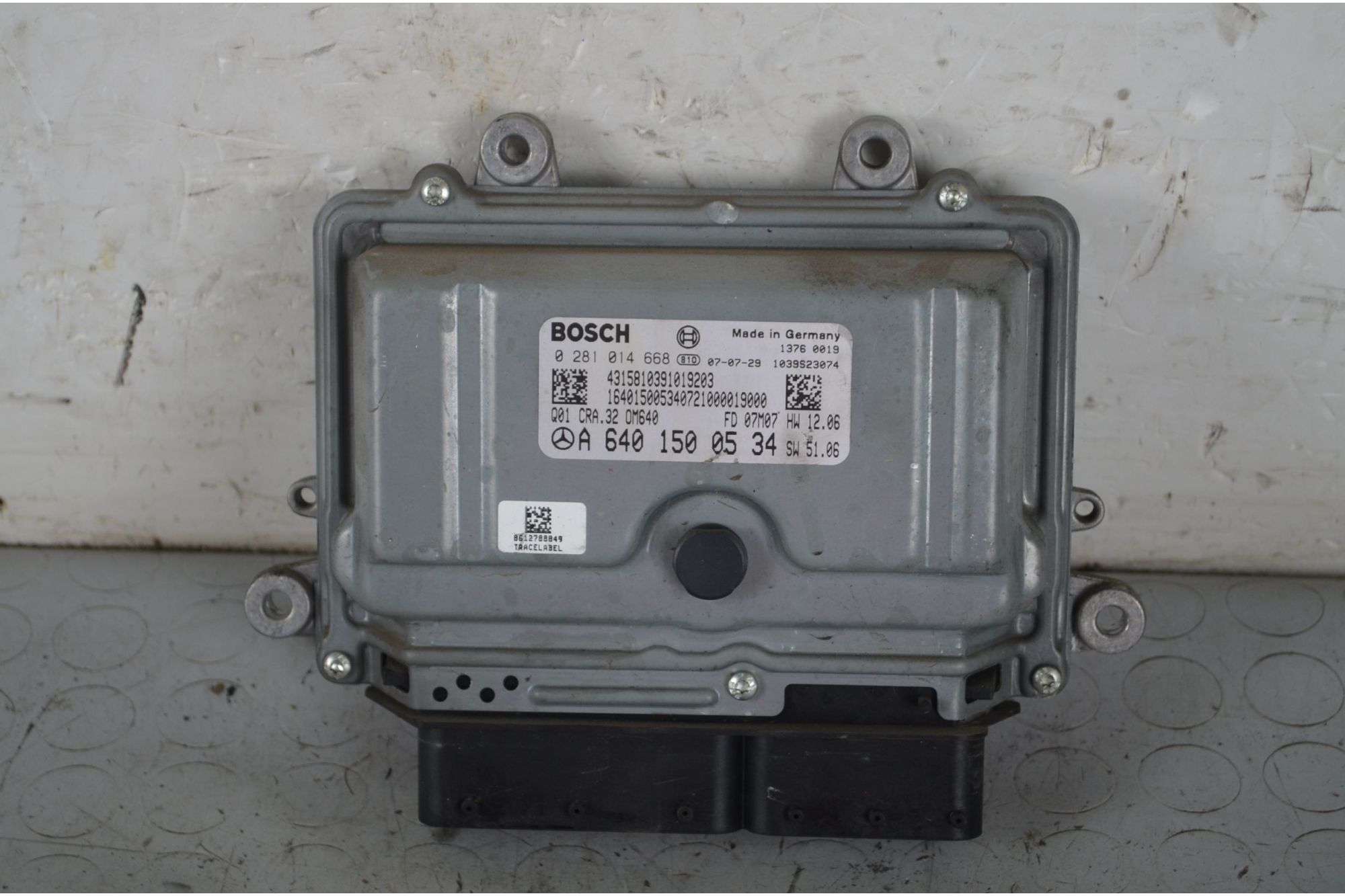 Centralina ECU Mercedes Classe A W169 dal 2004 al 2012 Cod A6401500534  1722841869613