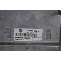 Centralina ECU Volkswagen Polo 9N Dal 2001 al 2009 Cod 03E906033L  1724746404449