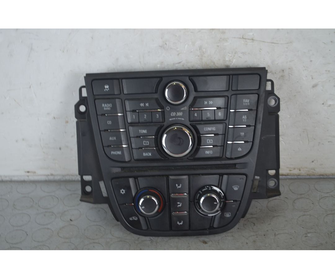 Blocco Comandi Autoradio + Comandi Clima Opel Astra J dal 2009 al 2020 Cod 13362778  1725360091442