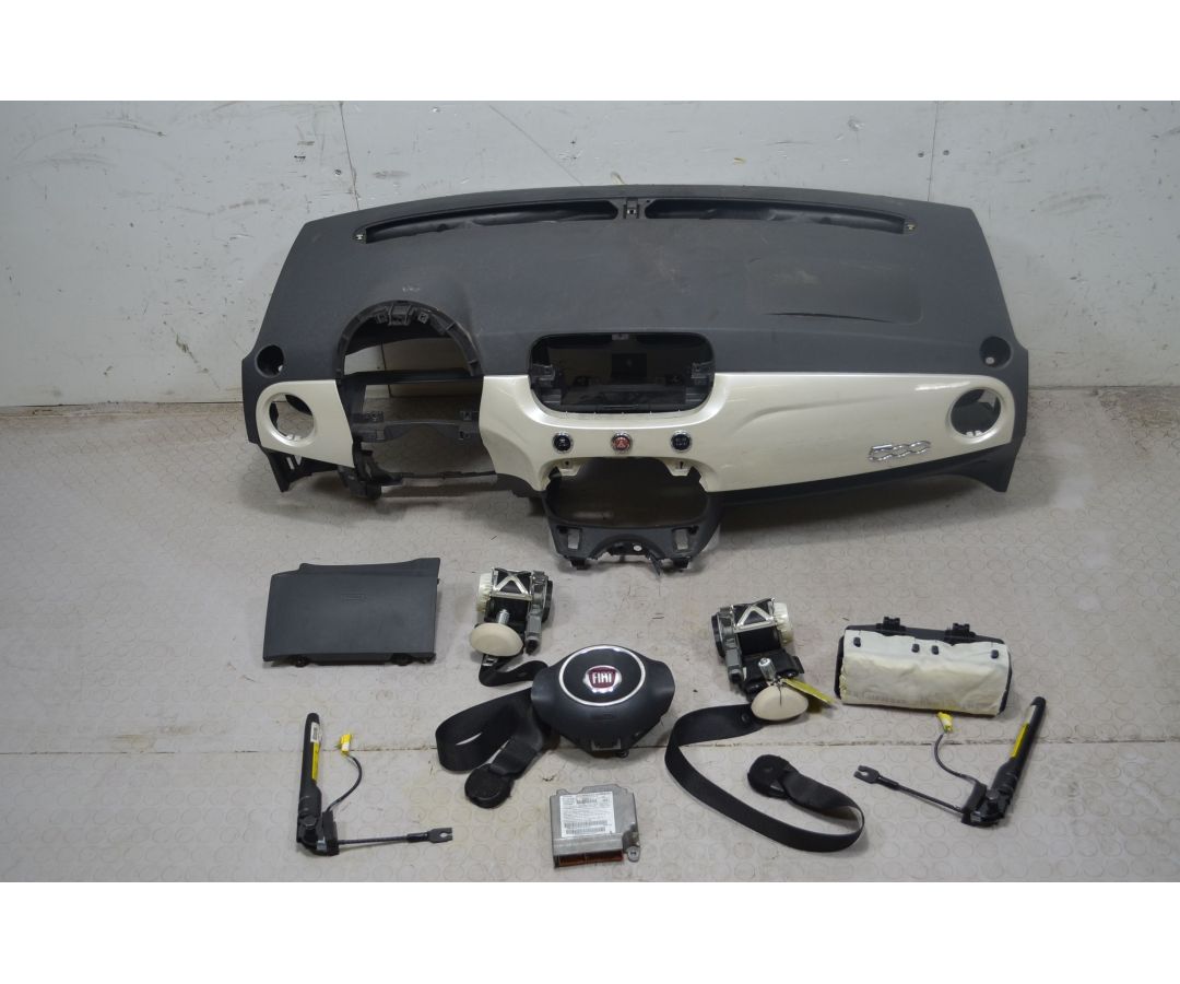 Kit Airbag Fiat 500 Dal 2007 al 2015 Cod 51782985  1726641914955