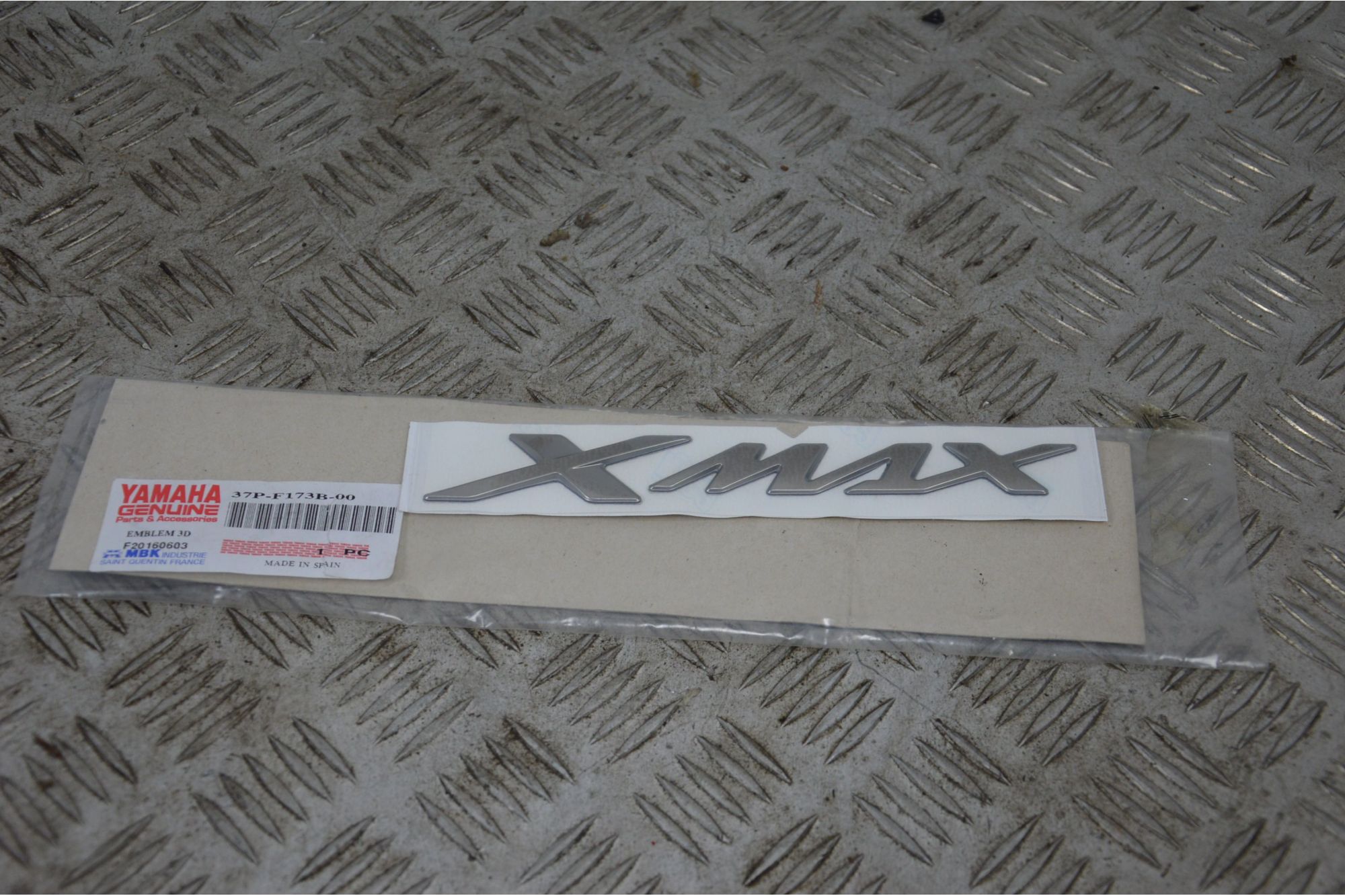 Adesivo Emblema Stemma Originale Yamaha X-Max XMax 250 Dal 2010 al 2013 Cod 37P-173B-00  1727168405223