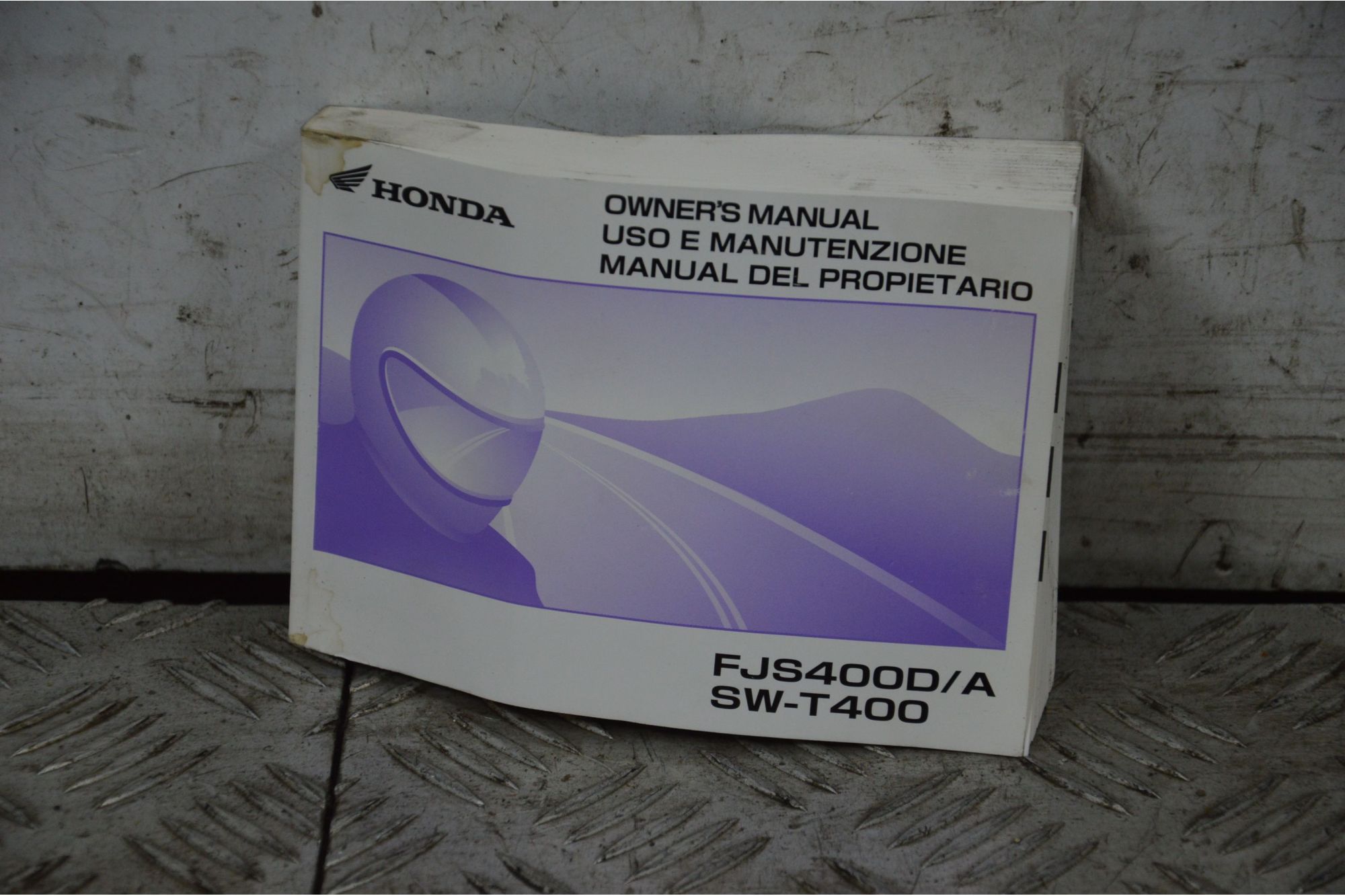 Libretto Uso E Manutenzione Honda SW-T 400 dal 2008 al 2016  1727191323068