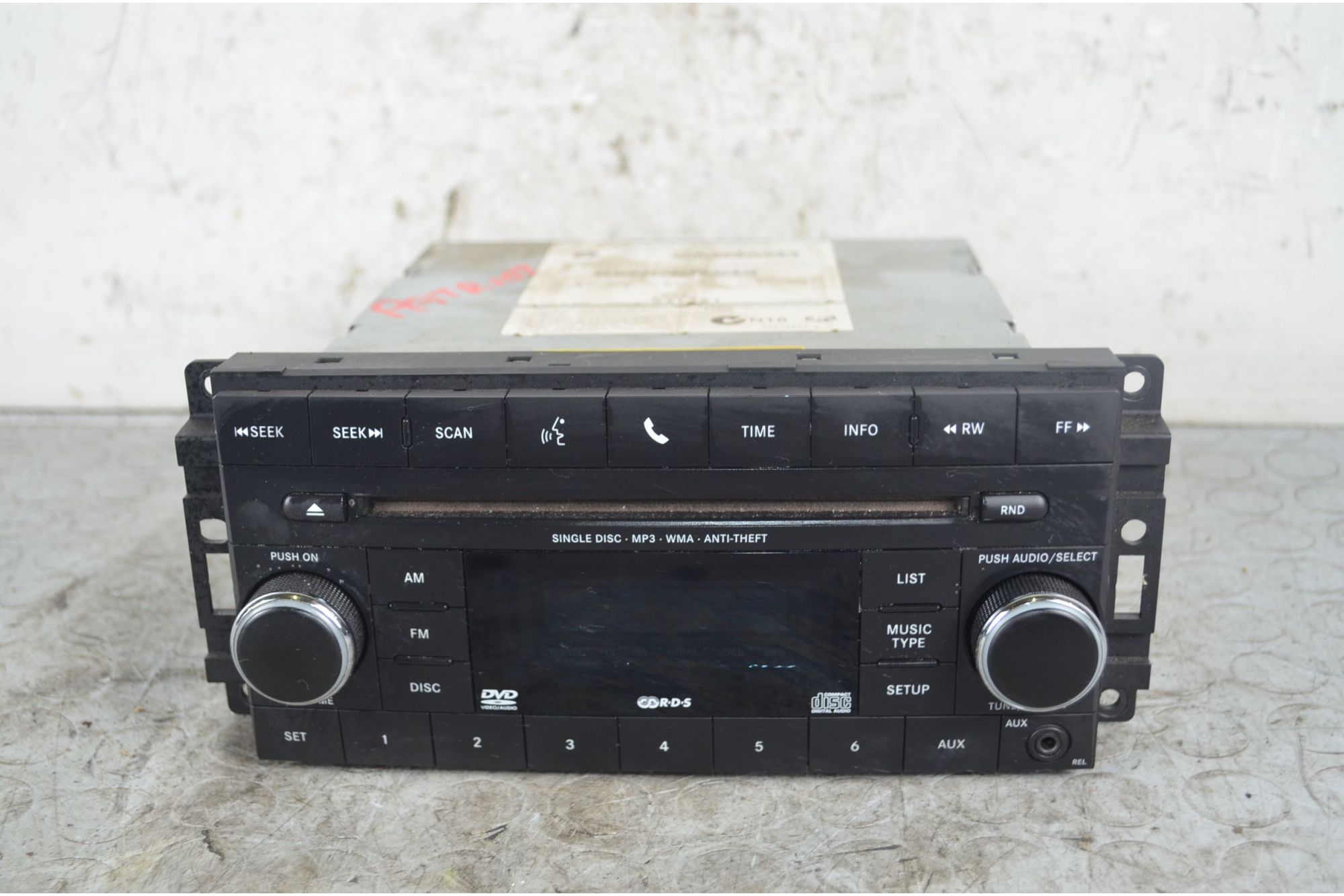 Autoradio Jeep Patriot Dal 2007 al 2011 Cod 031361  1728650398887