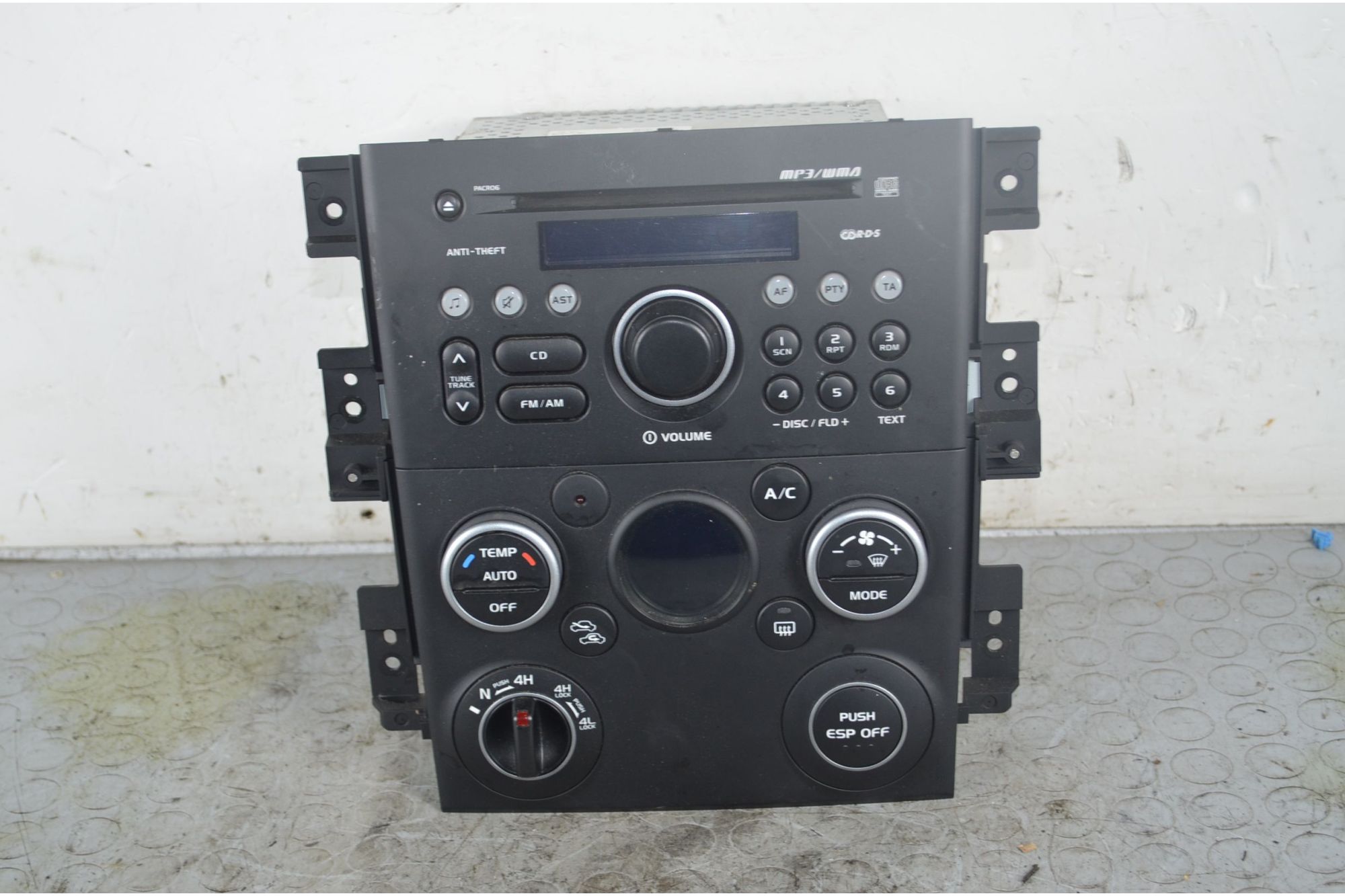 Autoradio + Controllo Comandi Clima Suzuki Grand Vitara Dal 2005 al 2015 Cod 3910165JD0ZCA  1731915122783