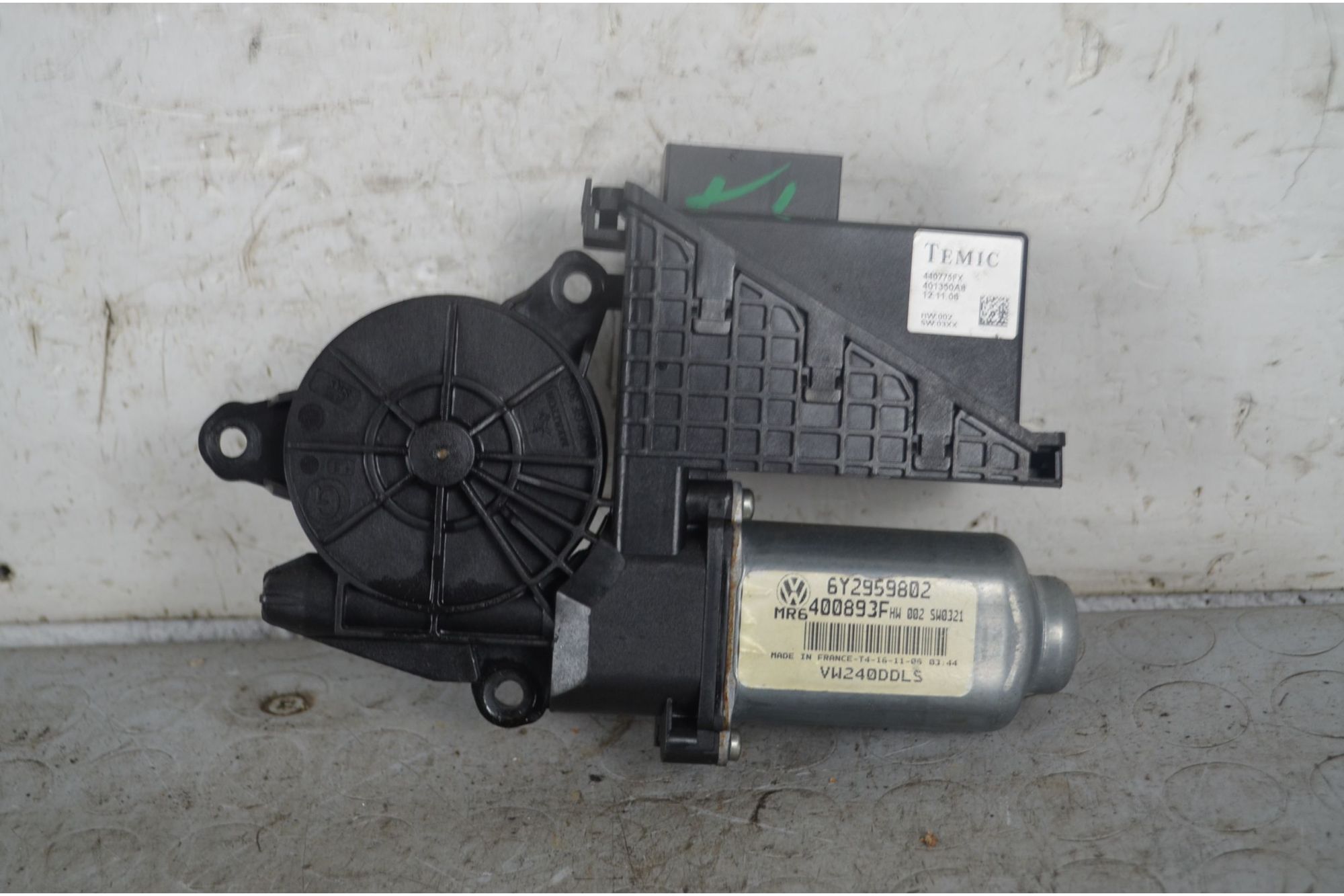 Motorino Alzavetri Porta Anteriore SX Skoda Fabia  Dal 2007 al 2014 Cod 6Y2959802SK6  1731922630059