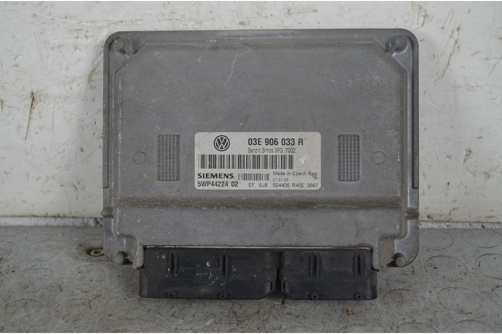 Centralina ECU Volkswagen Polo 9N Dal 2001 al 2009 Cod 03E906033R  1731923158187