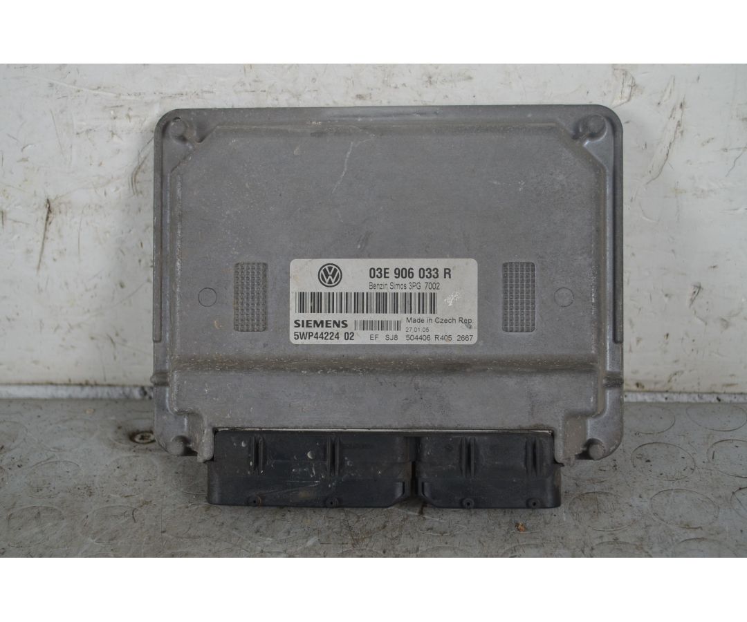 Centralina ECU Volkswagen Polo 9N Dal 2001 al 2009 Cod 03E906033R  1731923158187