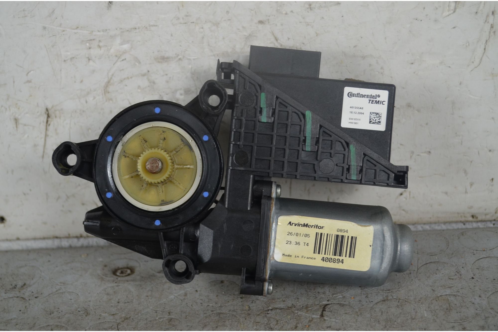 Motorino Alzavetri Anteriore DX Skoda Fabia Dal 2007 al 2014 Cod 401355A6  1731926840843