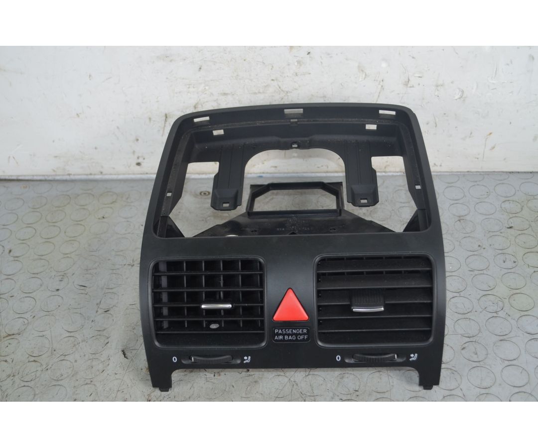 Bocchette Aria Centrali + Pulsantiera quattro frecce Volkswagen Golf V  Dal 2003 al 2009 Cod 1K0819735  1732784277178