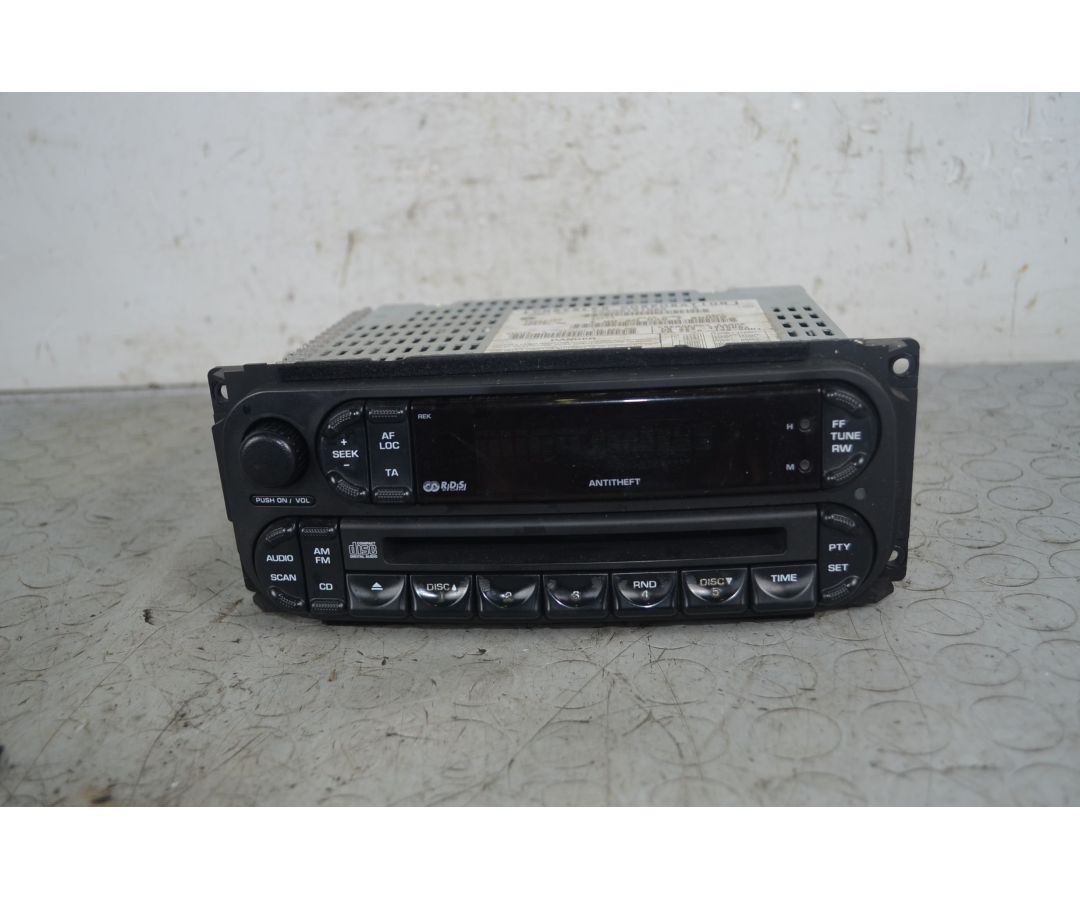 Autoradio Jeep Cherokee Dal 2001 al 2004 Cod P05091610AD  1732803594668