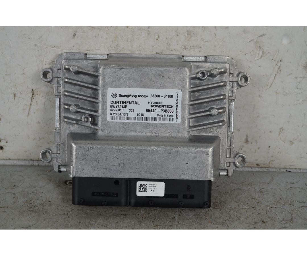 Centralina ECU Ssangyong Korando Dal 2010 al 2016 Cod 36600-34100  1733388104310