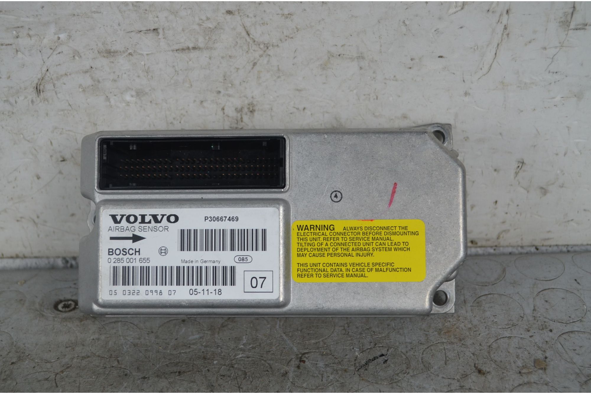 Centralina Airbag Volvo S60 Dal 2000 al 2009 Cod 0285001655  1733912534903