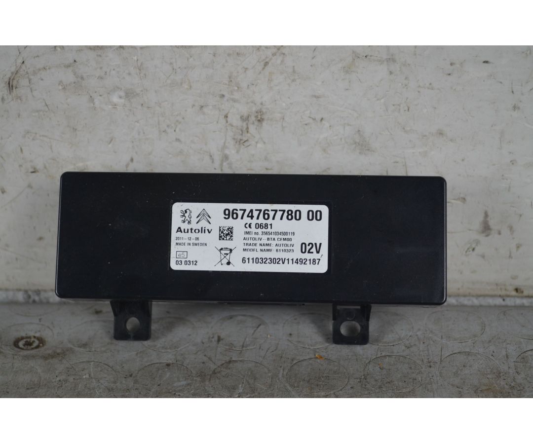 Centralina Bluetooth Peugeot 508 Dal 2010 al 2018 Cod 967476778000  1733925684510