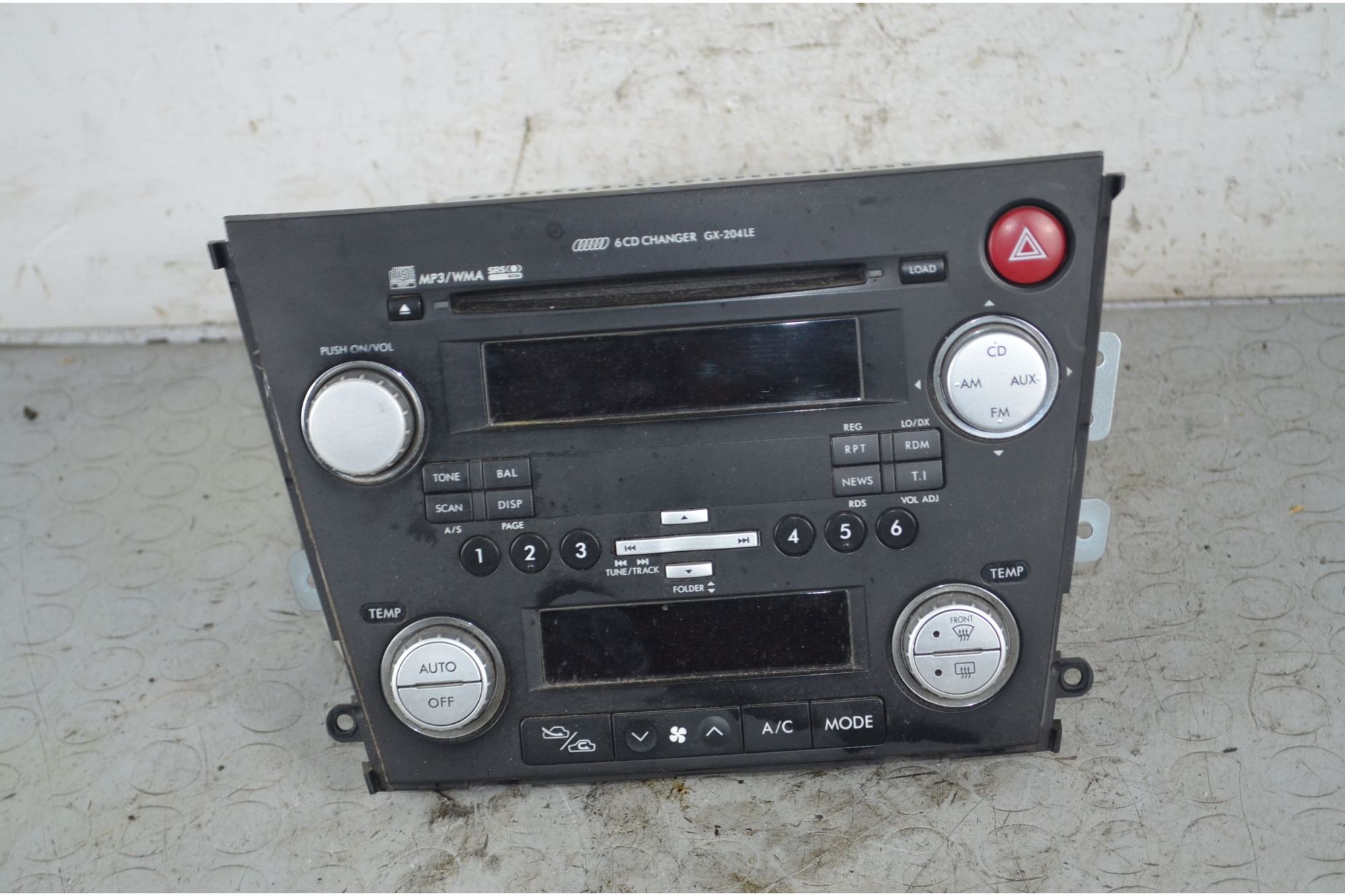 Autoradio Subaru Legacy IV Dal 2003 al 2009 Cod 86201AG460  1735812072554