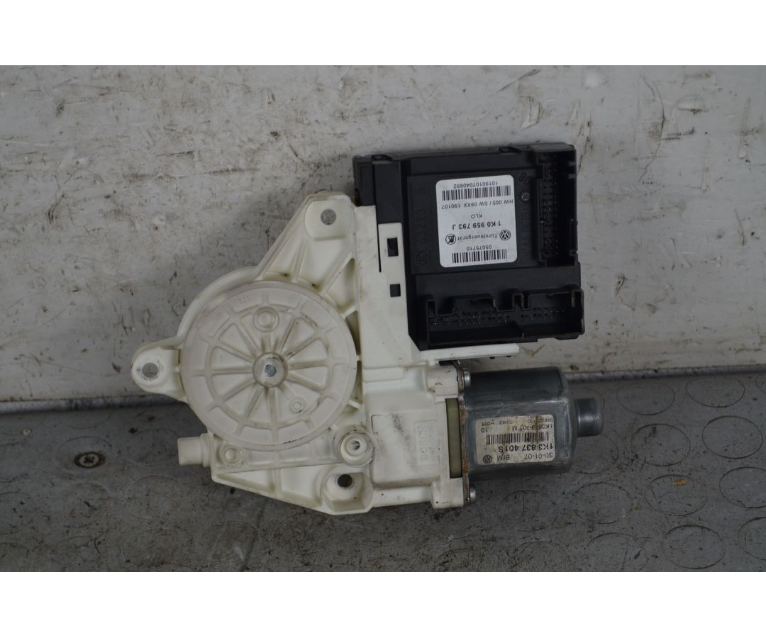 Motorino Alzacristalli Anteriore SX Volkswagen Golf V Dal 2003 al 2009 Cod 1K0959793J  1735828583235