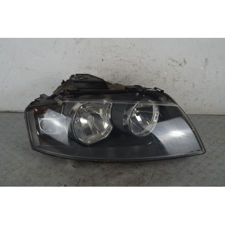 Faro Anteriore DX Audi A3 8P Dal 2003 al 2013 Cod 8P0941004K  1738056699495