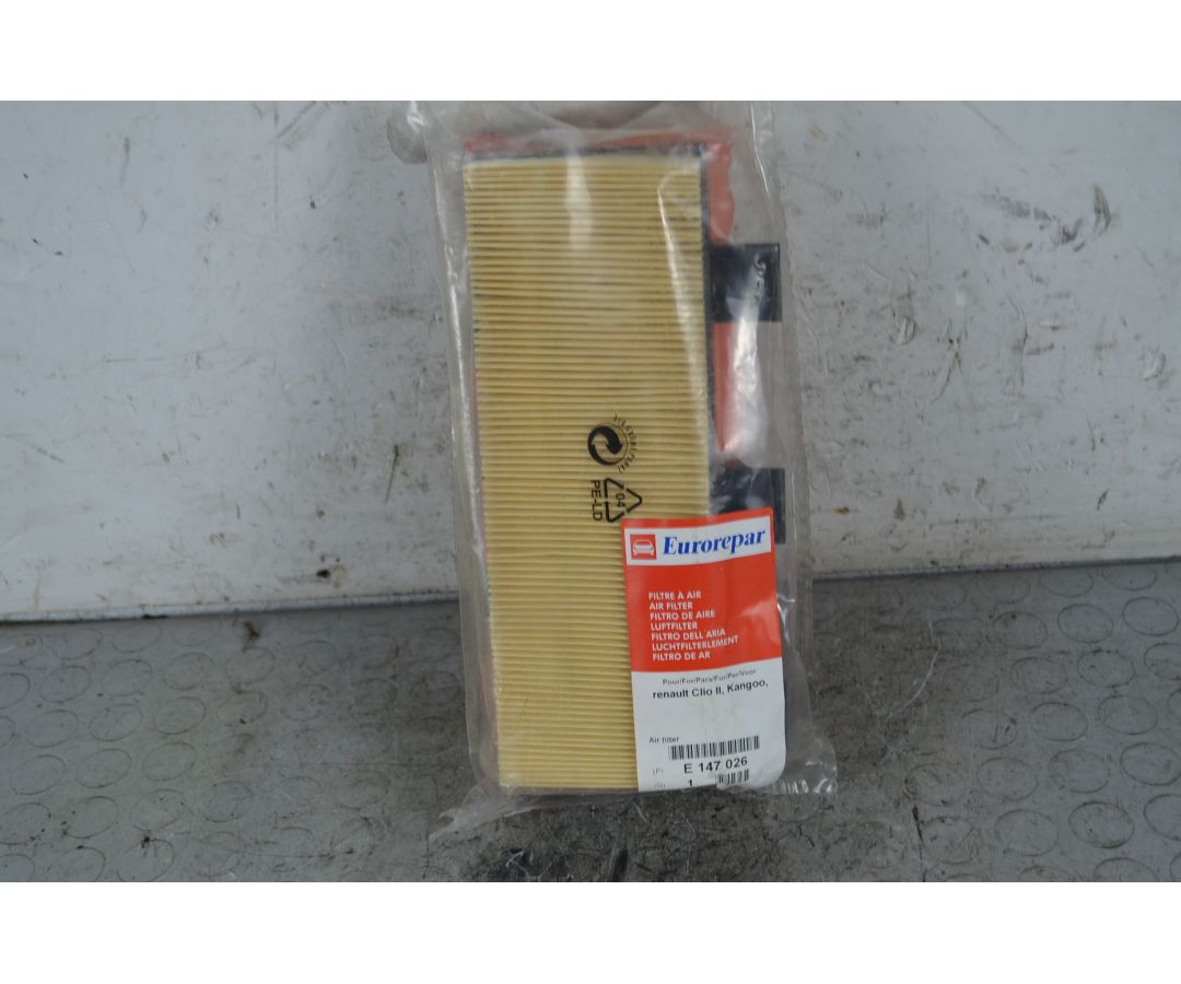 Filtro Aria Renault Clio II Dal 1998 al 2012 Cod E147026  1739286778011