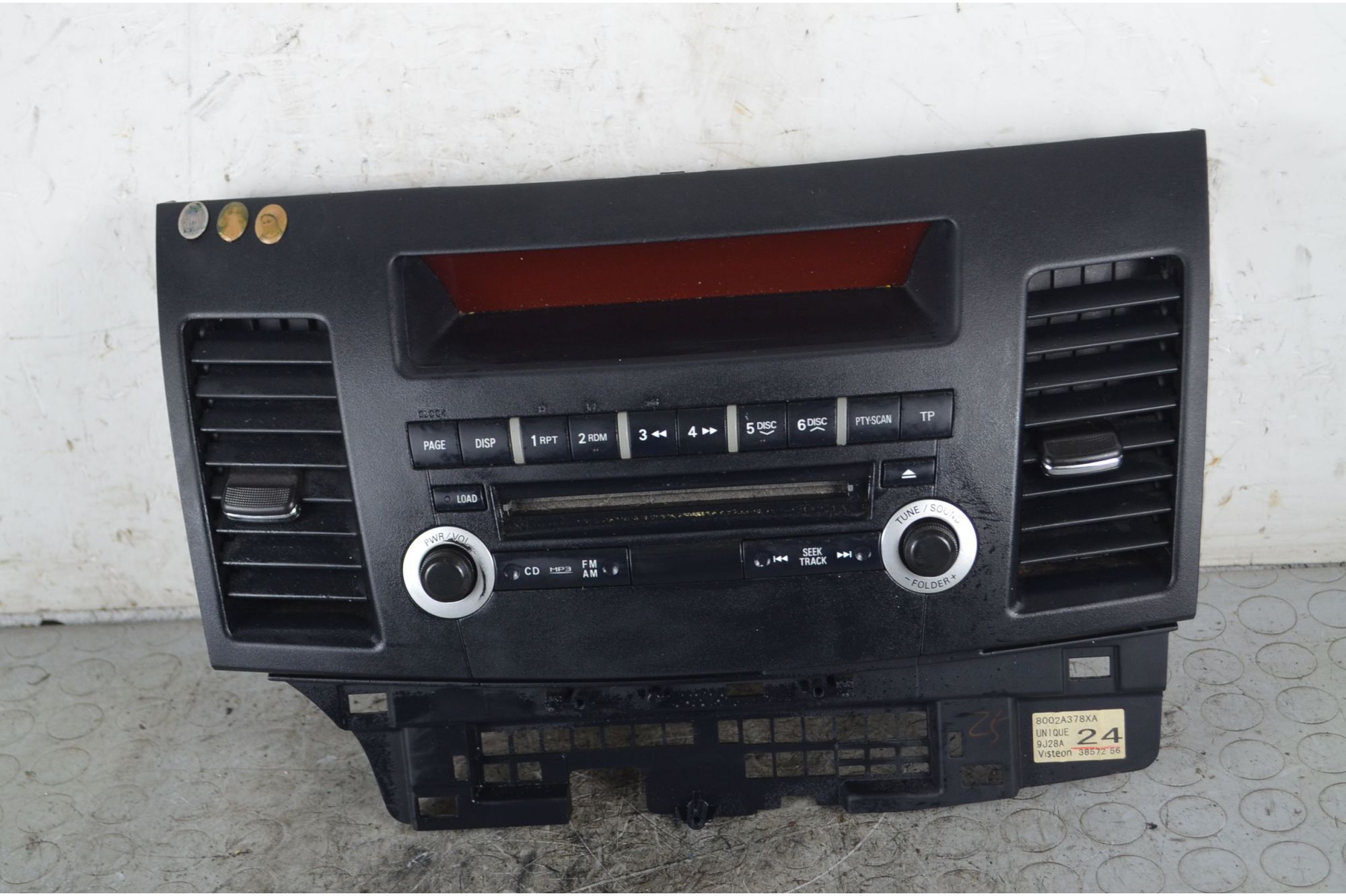 Autoradio Mitsubishi Lancer Dal 2007 al 2011 Cod 8002A378XA  1739974489373