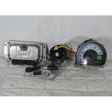 Kit chiave accensione elettronica Peugeot 107 Dal 2005 al 2012 Cod. 89661-0H022  1625123567811