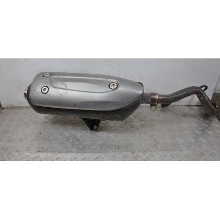 Marmitta Terminale Di Scarico Piaggio MP3 300 Hybrid dal 2010 al 2016  1631805334107