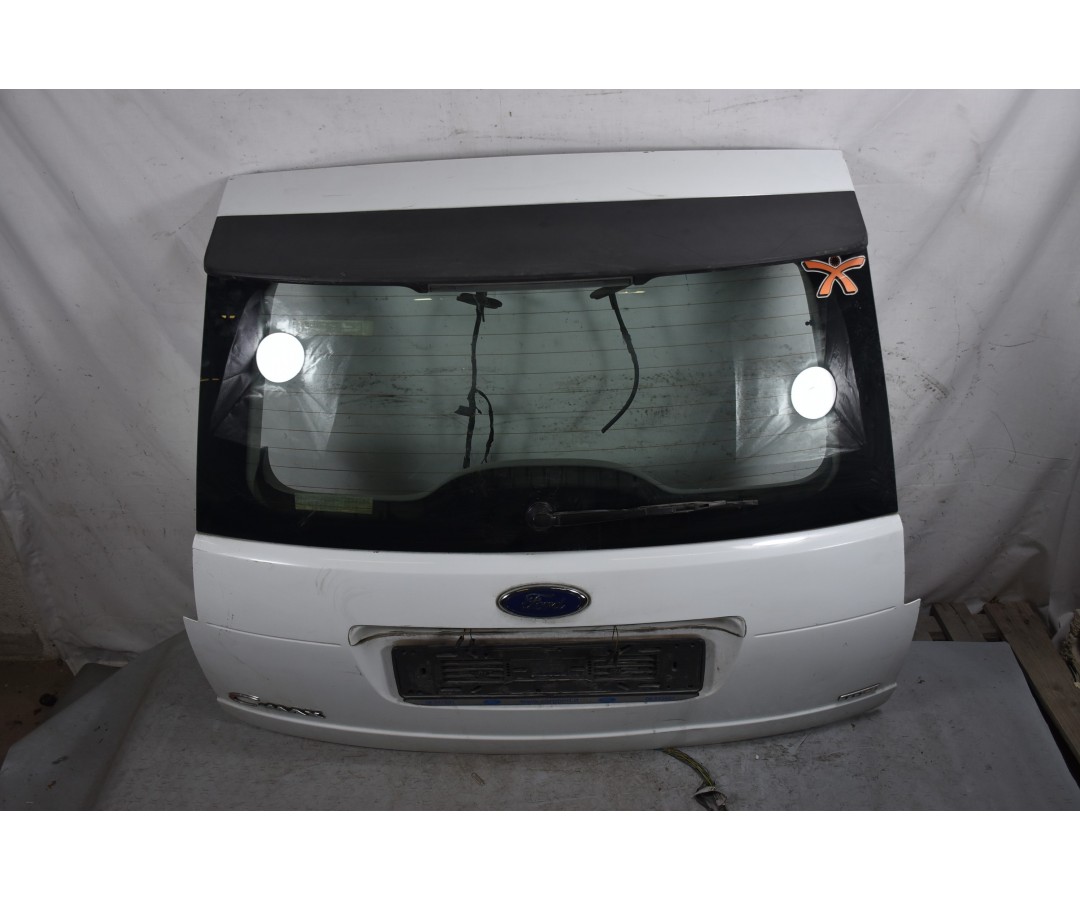 Portellone Bagagliaio Posteriore Bianco Ford C-Max dal 2003 al 2007  1632474275043