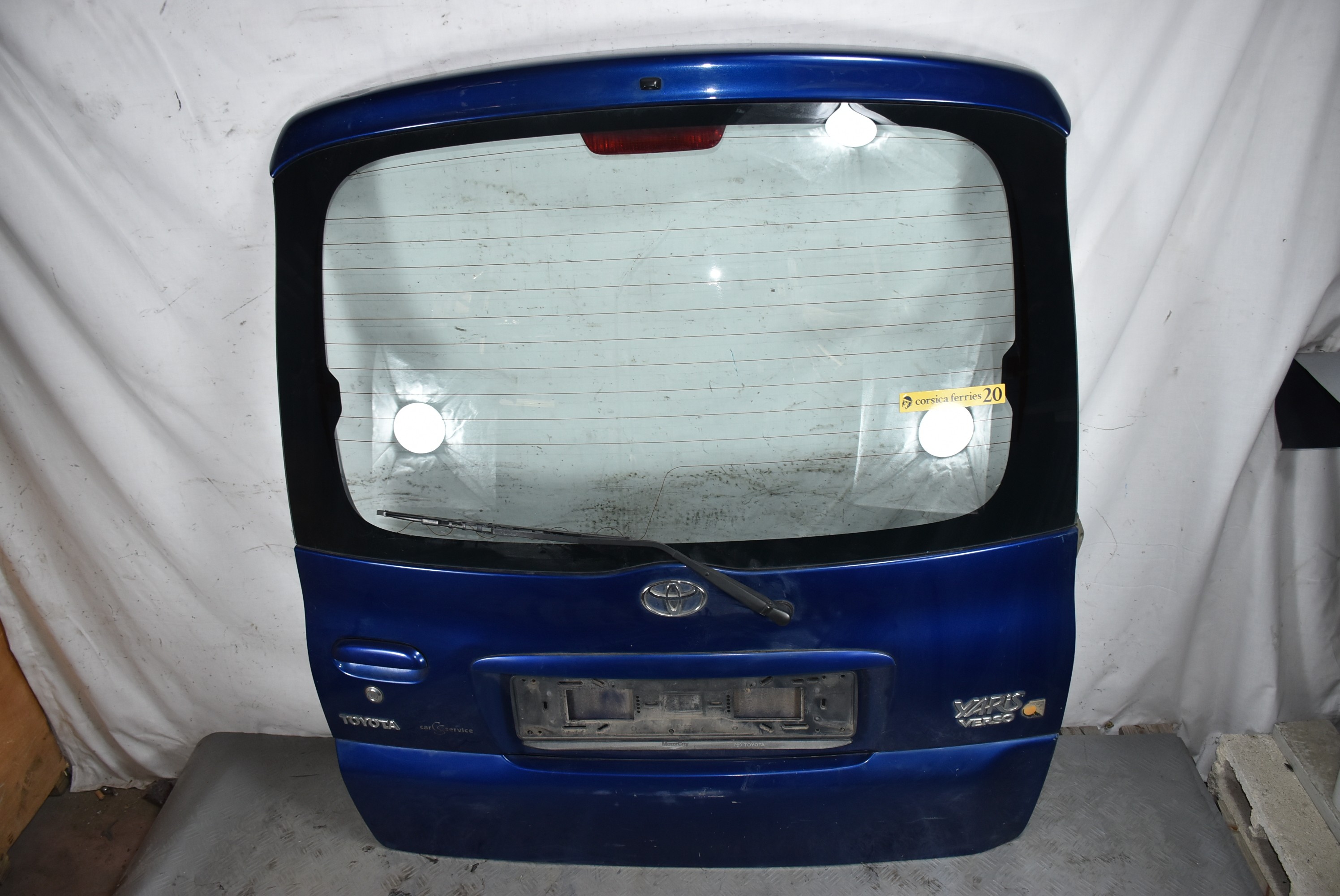 Portellone Bagagliaio Posteriore Blu Toyota Yaris Verso Dal 2001 Al...