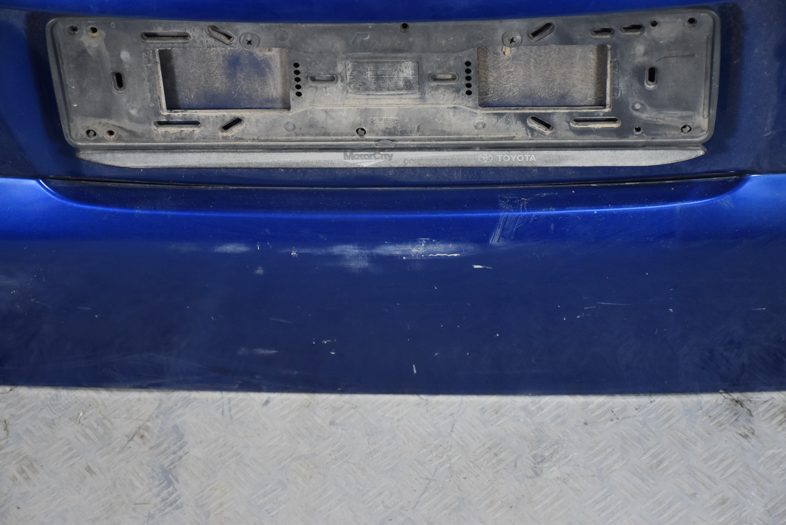 Portellone Bagagliaio Posteriore Blu Toyota Yaris Verso Dal 2001 Al...