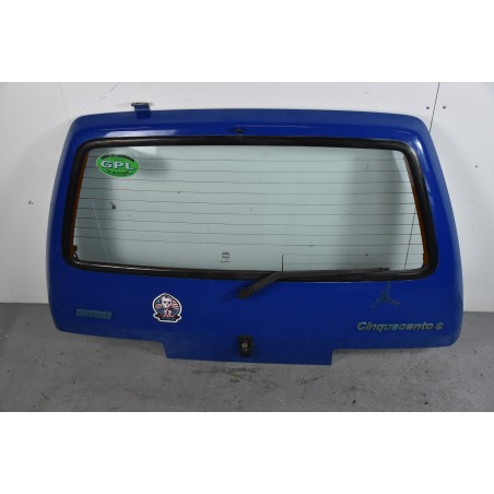 Portellone bagagliaio posteriore Fiat Cinquecento Dal 1991 al 1998 Blu  1637858053323