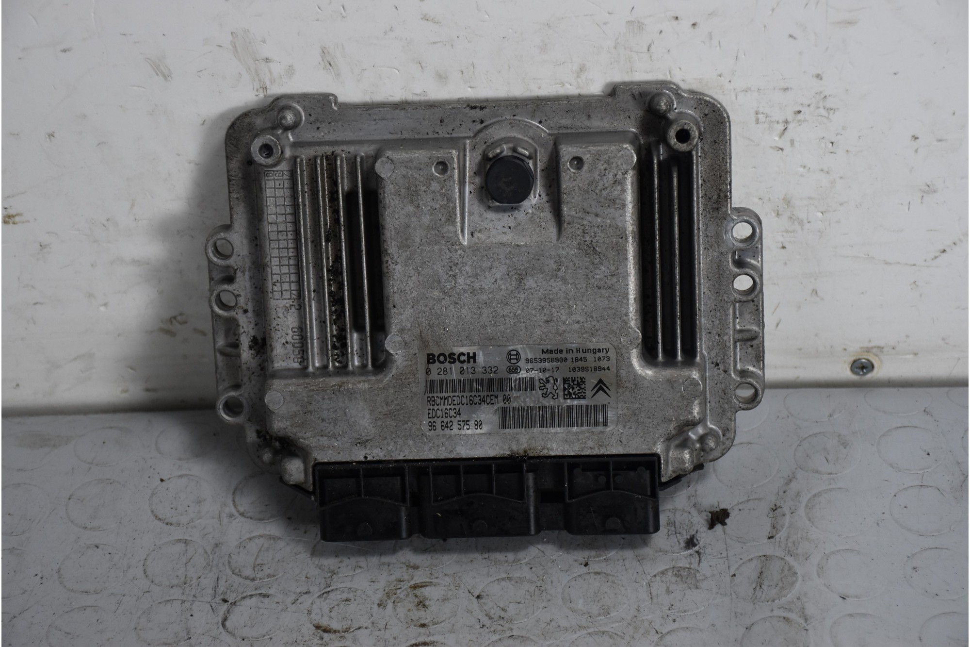 Centralina ECU Peugeot 307 Dal 2001 al 2009 Cod 0281013332/ 9664257580  1639148598170