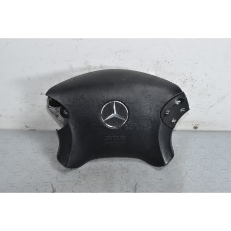 Airbag volante + comandi Mercedes Classe C W203 Dal 2000 al 2007 Cod 161549  1639998899113