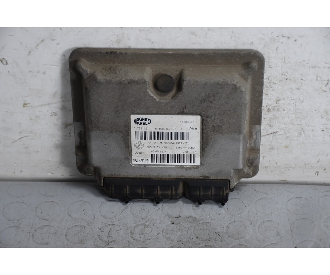 Centralina ECU Fiat 600 dal 2005 al 2010 Cod 51793106  1641309593146