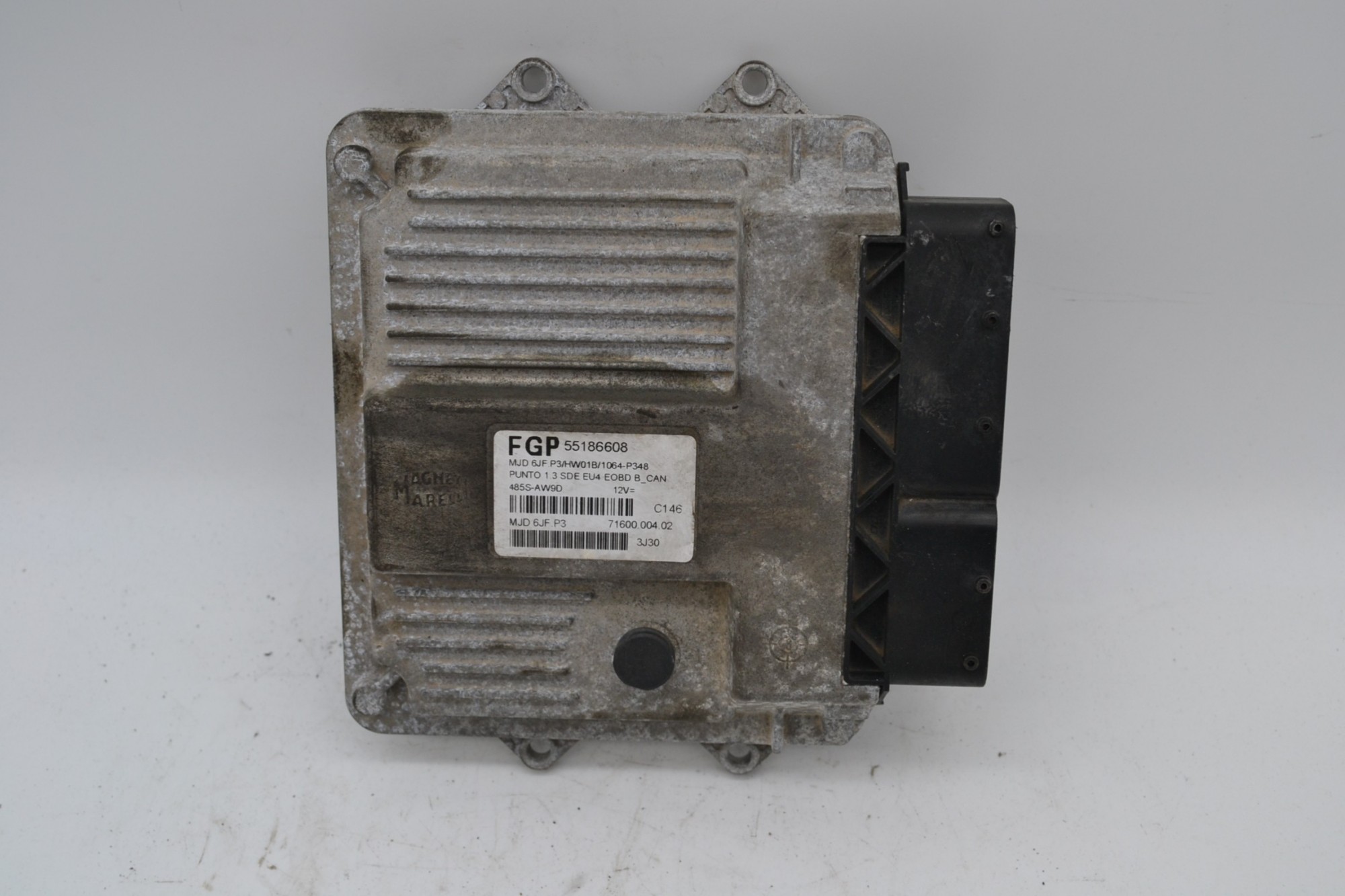 Centralina ECU Fiat Punto 1.3 MJT dal 2003 al 2011 Cod 55186608  1644420268917