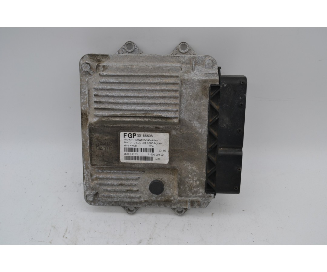 Centralina ECU Fiat Punto 1.3 MJT dal 2003 al 2011 Cod 55186608  1644420268917