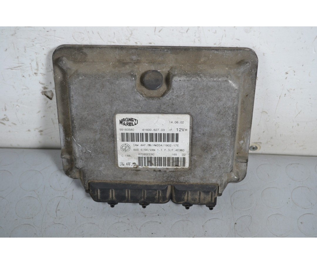 Centralina ECU Fiat Seicento 1.1 dal 2000 al 2010 Cod 55183580  1644939328263