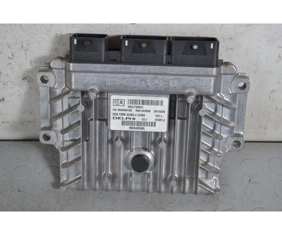 Centralina ECU Peugeot 407 dal 2004 al 2012 Cod 9663548180  1650034630422