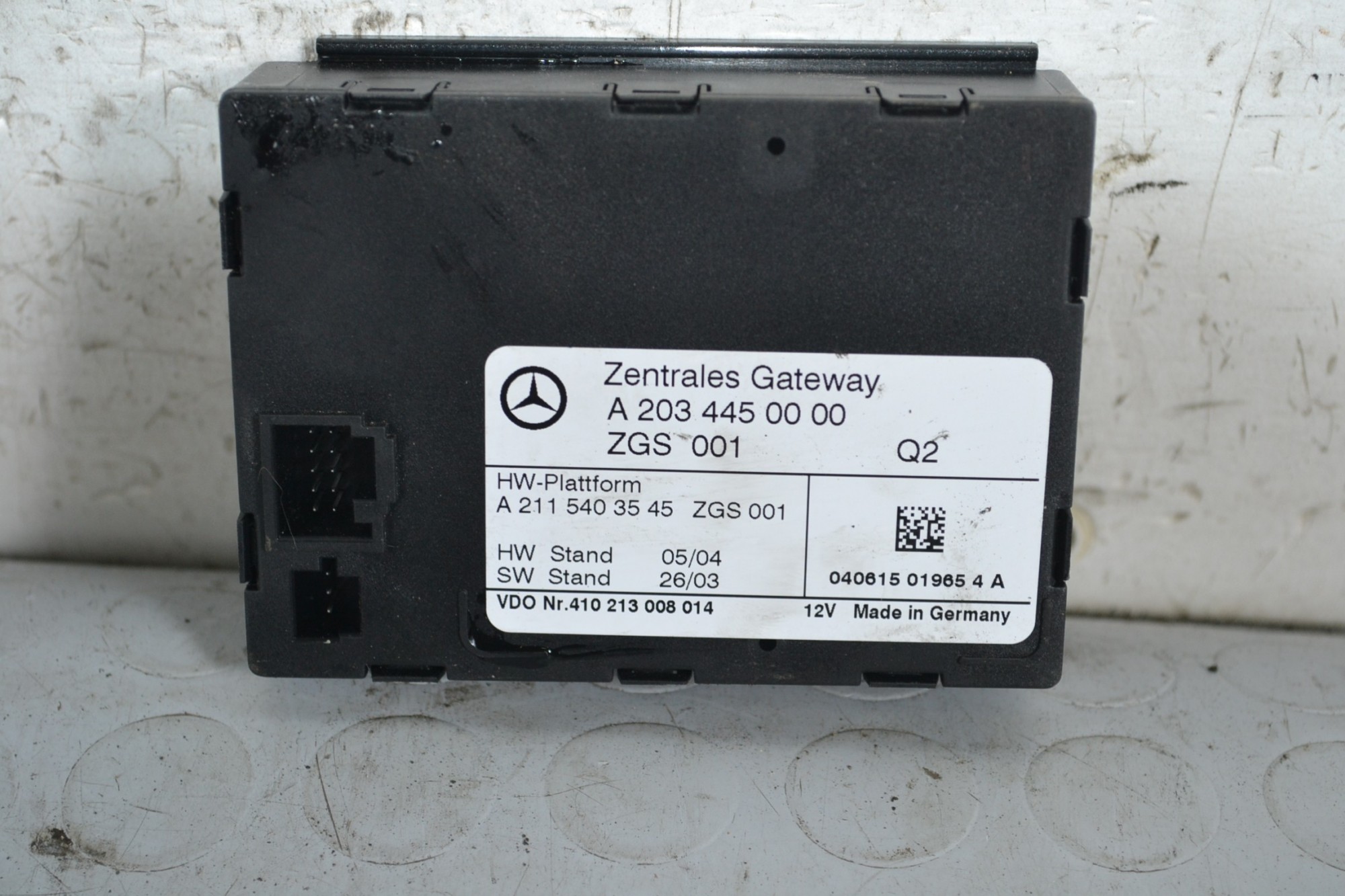 Centralina Gateway Mercedes Classe C W203 dal 2000 al 2007 Cod a2034450000  1650961174280