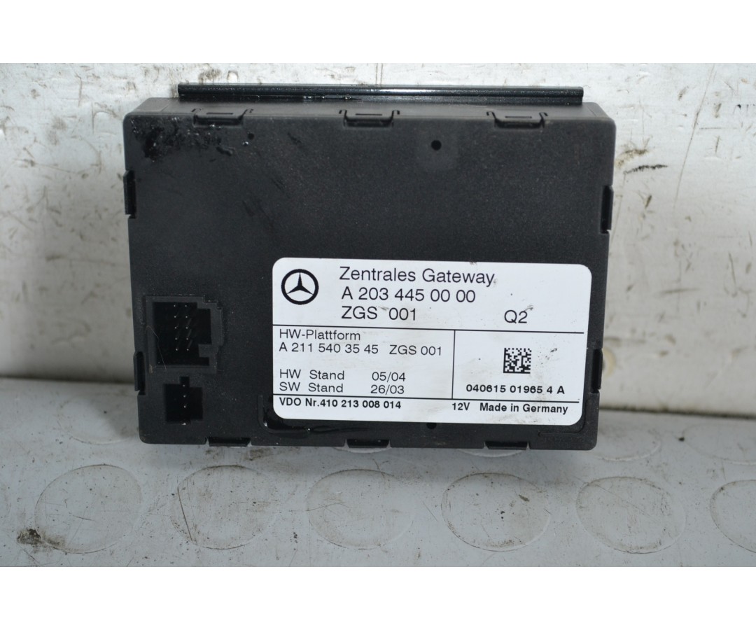 Centralina Gateway Mercedes Classe C W203 dal 2000 al 2007 Cod a2034450000  1650961174280