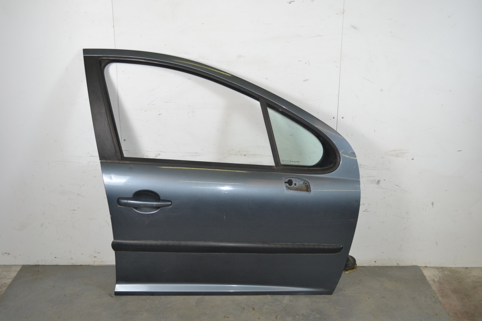 Portiera sportello anteriore DX Peugeot 207 Dal 2006 al 2015 Colore grigio antracite  1654852053920