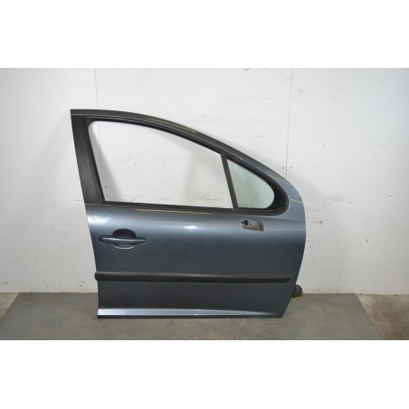 Portiera sportello anteriore DX Peugeot 207 Dal 2006 al 2015 Colore grigio antracite  1654852053920