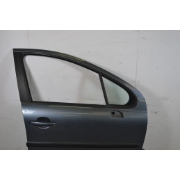 Portiera sportello anteriore DX Peugeot 207 Dal 2006 al 2015 Colore grigio antracite  1654852053920