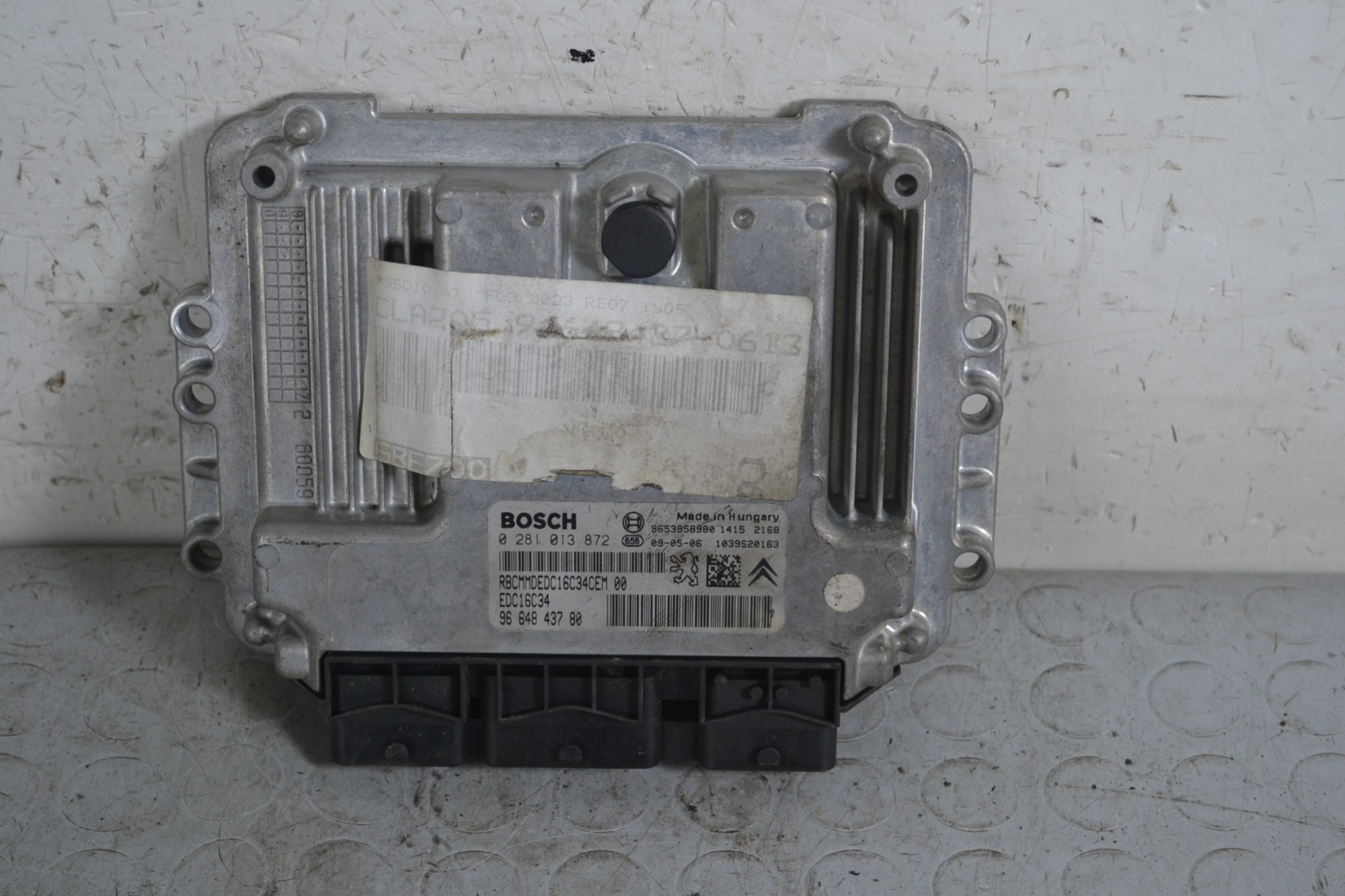 Centralina ECU Citroen C3 Picasso Dal 2008 al 2017 Cod 9664843780  1655282507960