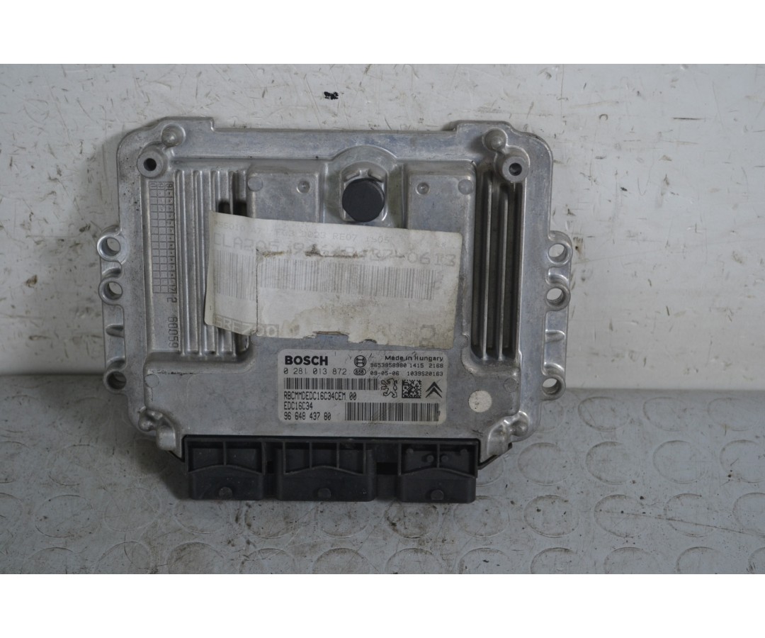 Centralina ECU Citroen C3 Picasso Dal 2008 al 2017 Cod 9664843780  1655282507960