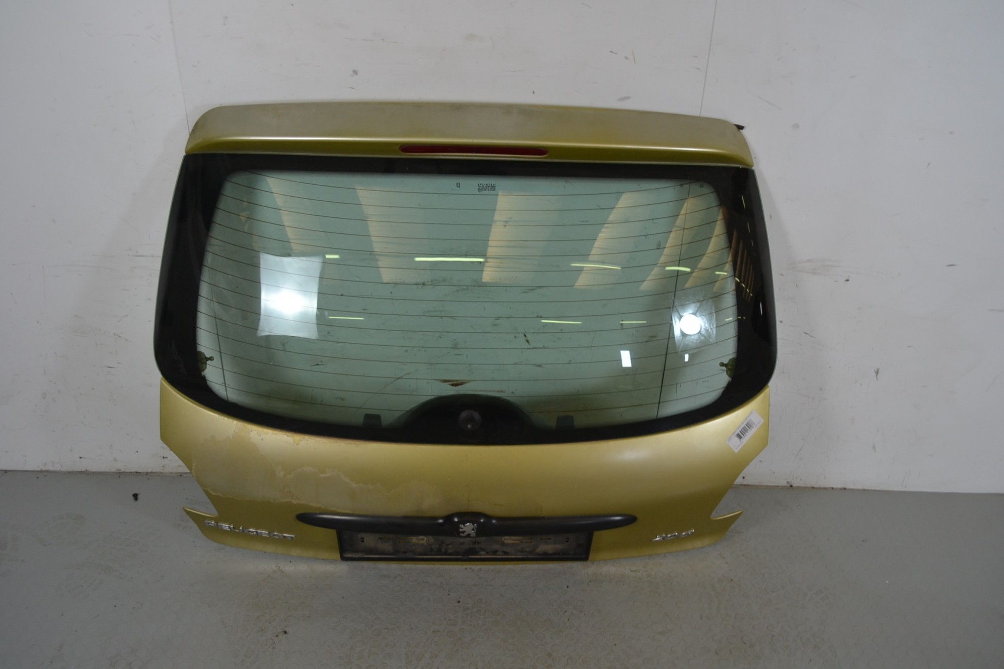 Portellone bagagliaio Posteriore Giallo Peugeot 206 dal 2003 al 2012  1633340139186